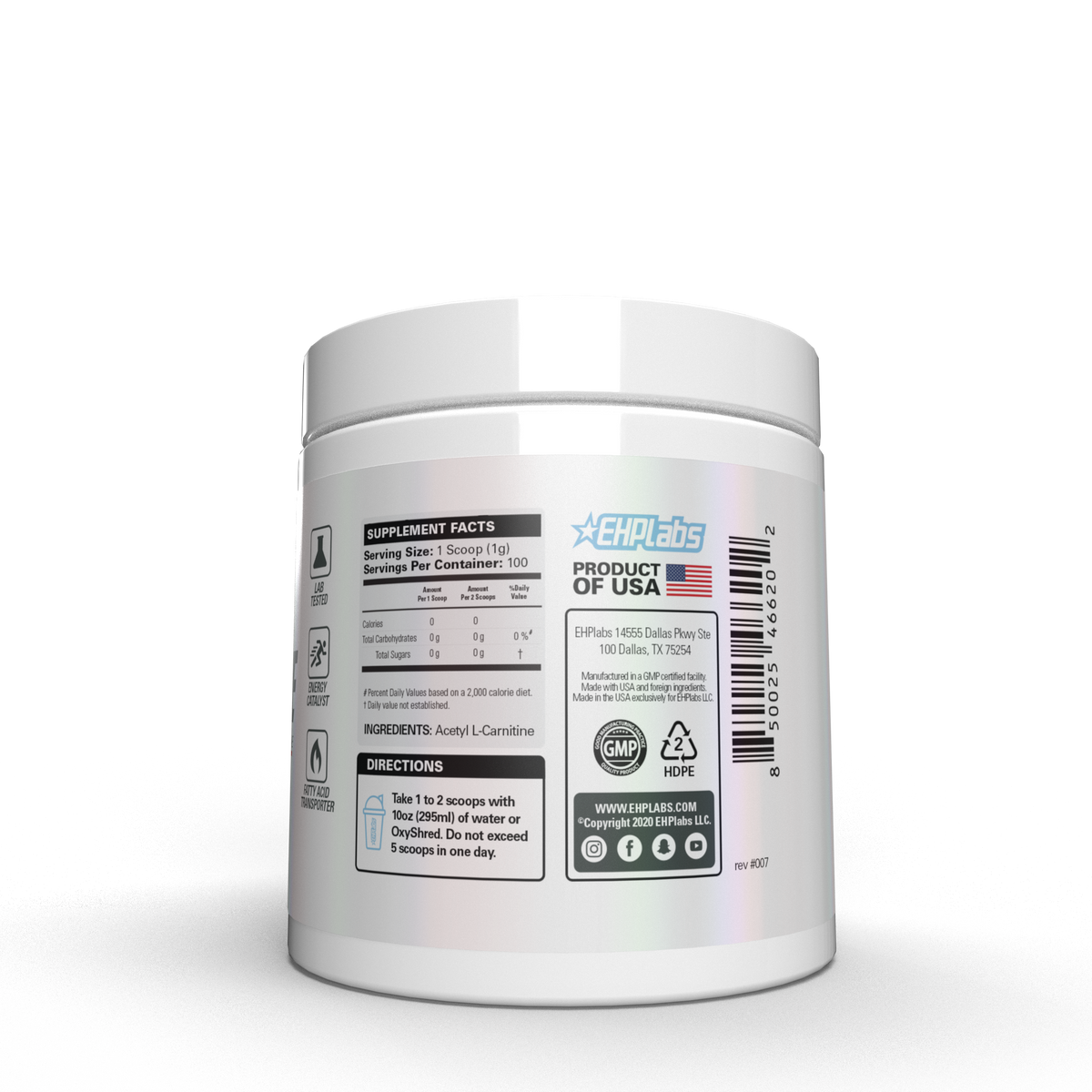 EHP: Acetyl L-Canitine (100g)