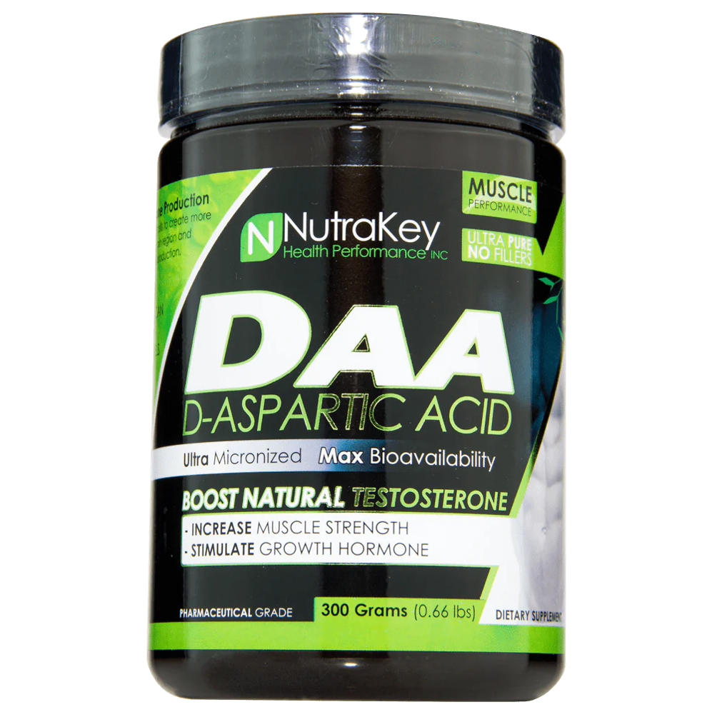 Nutrakey: DAA - D-Aspartic Acid (300 Grams)