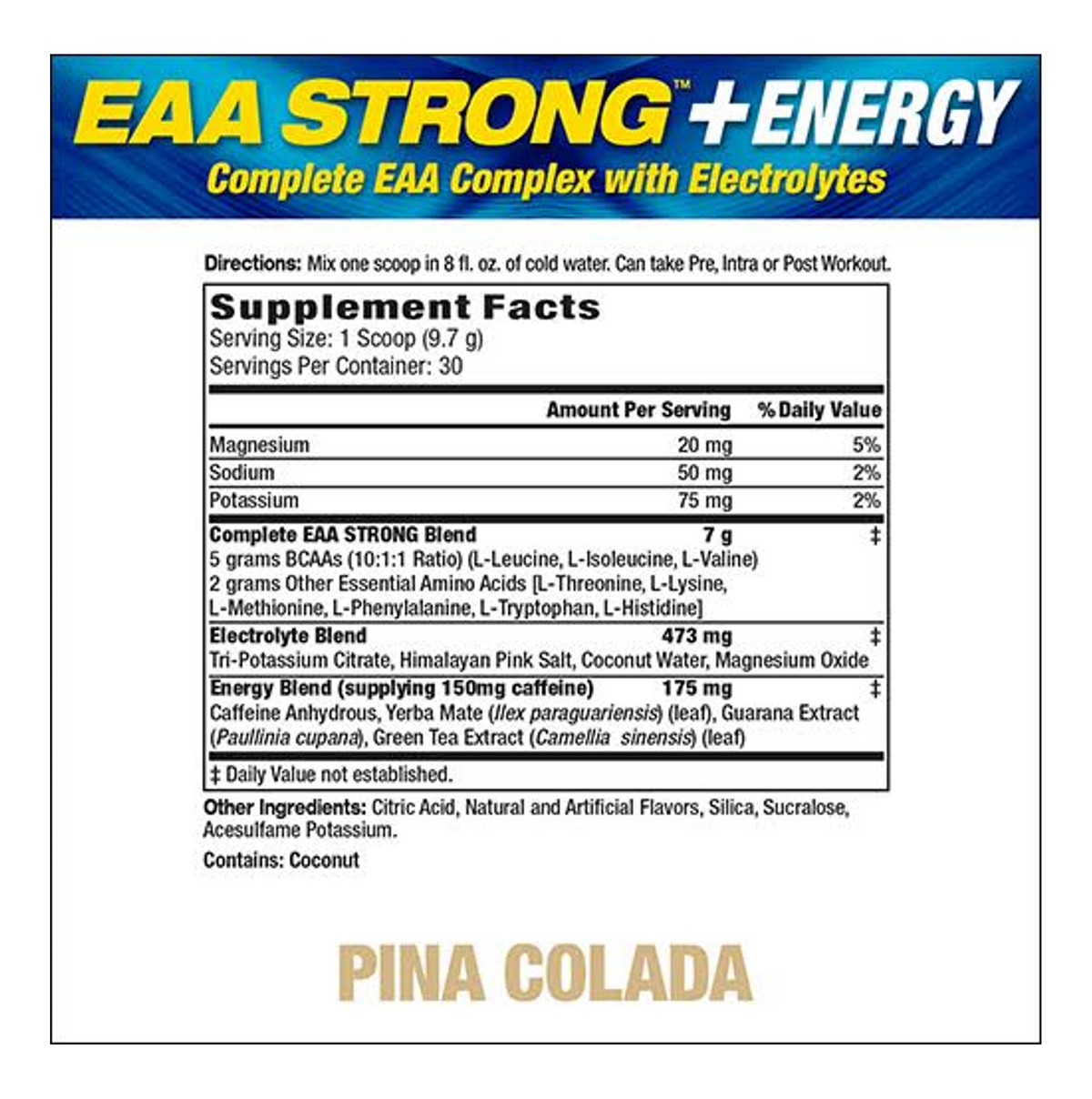 MHP: EAA Strong + Energy (300g)
