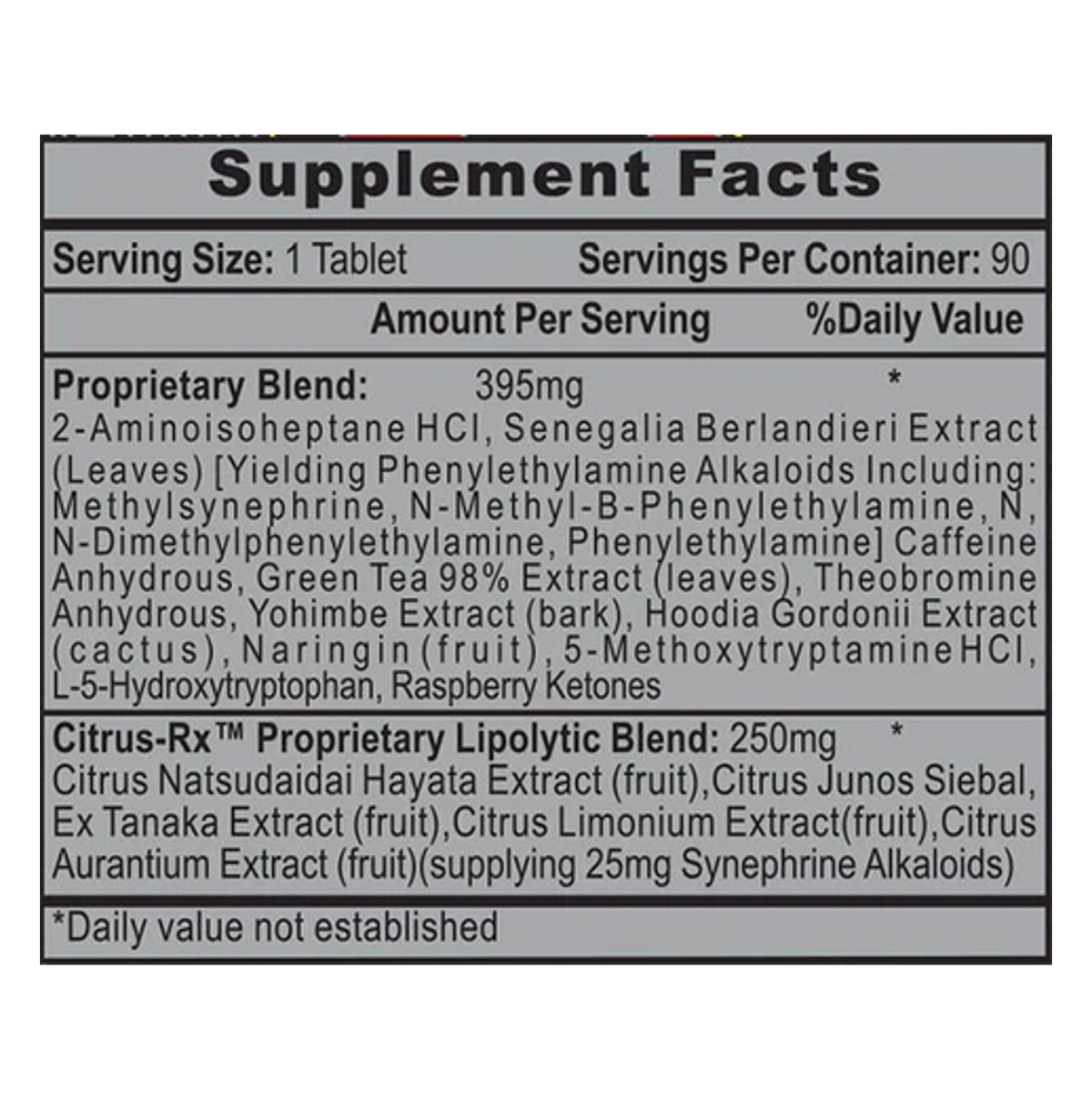 Hi-Tech: Lipodrene Xtreme (90 tabs)