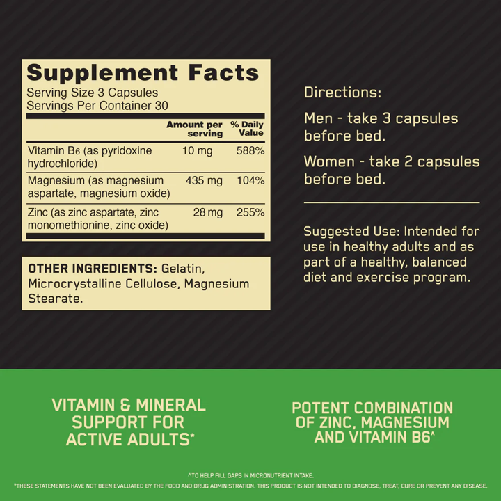 Optimum: Zinc Magnesium Aspartate