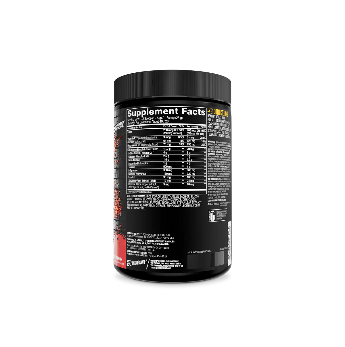 Mutant: ALL-IN Pre Workout (500g)
