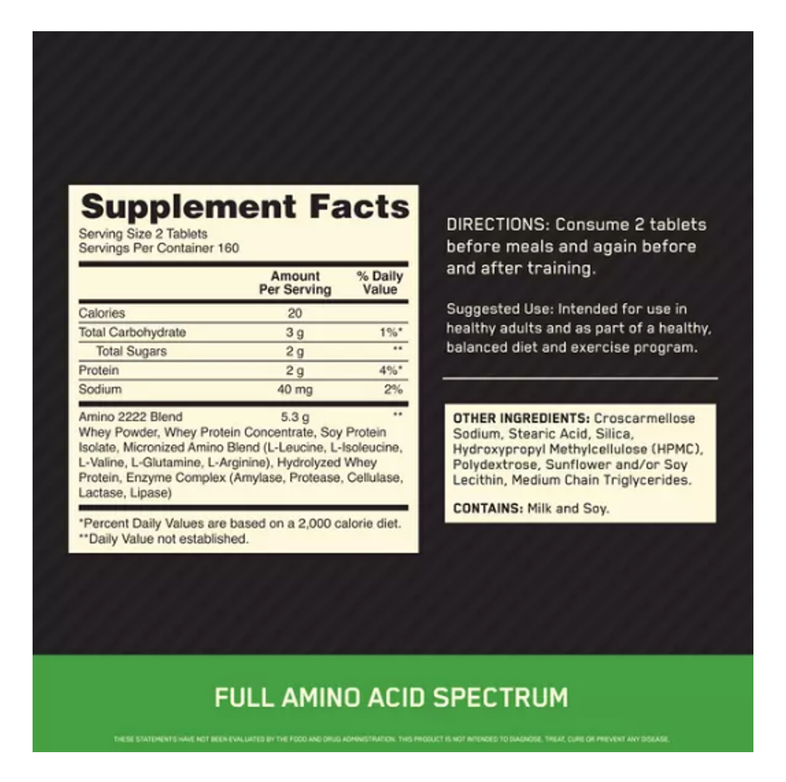 Optimum: Amino 2222