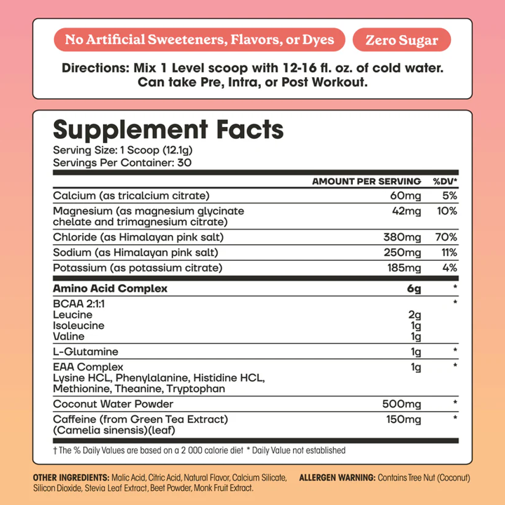 Fit & Lean: Amino Hydration + Energy (363g)
