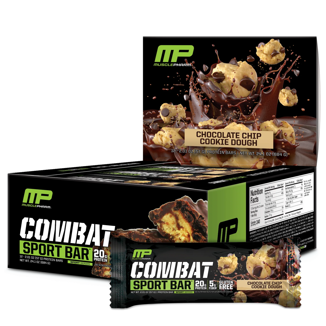 MusclePharm: Combat Sport Bar (12pk)