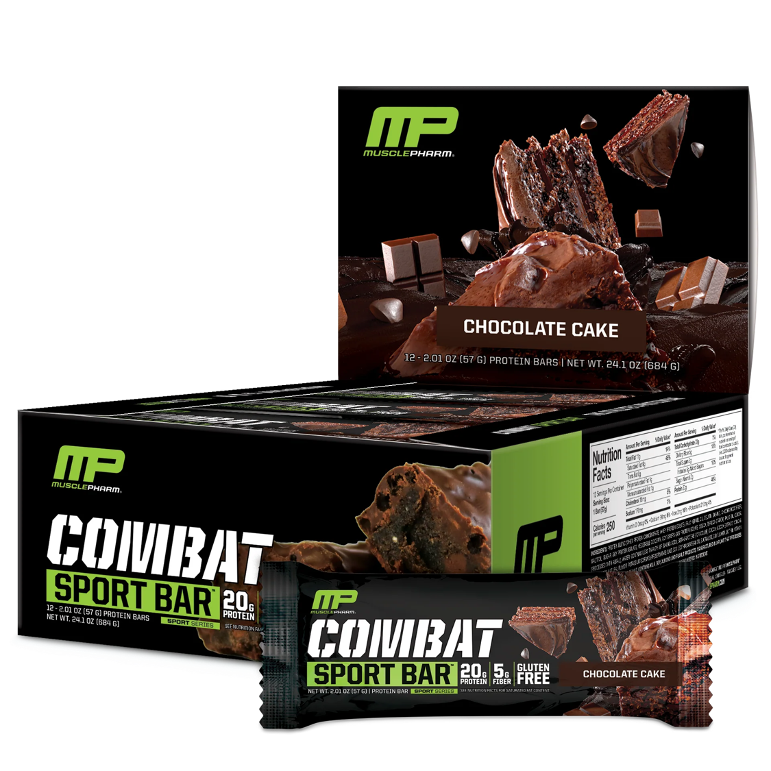 MusclePharm: Combat Sport Bar (12pk)