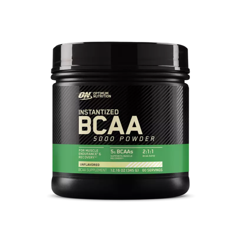 Optimum: BCAA 5000 Powder: Unflavored (345g)