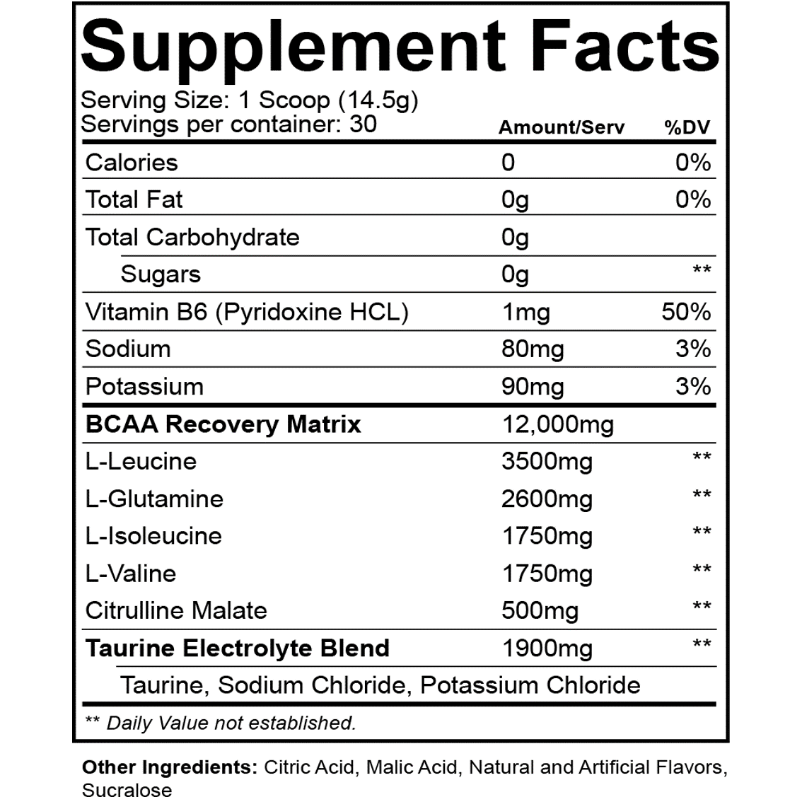 Nutrakey: BCAA Optima 30 Serv (435g)