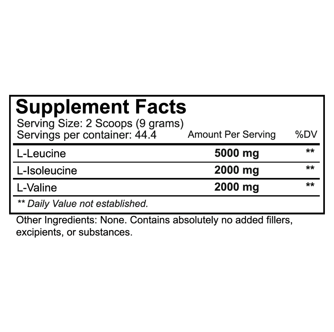 Nutrakey: BCAA Powder (400g)