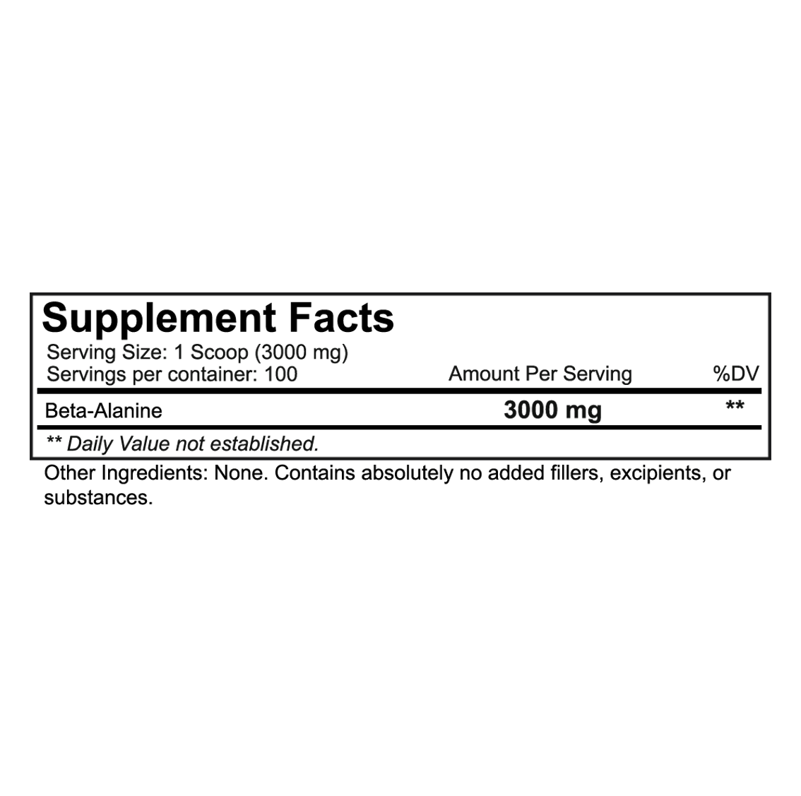 Nutrakey: Beta-Alanine Powder (300g)