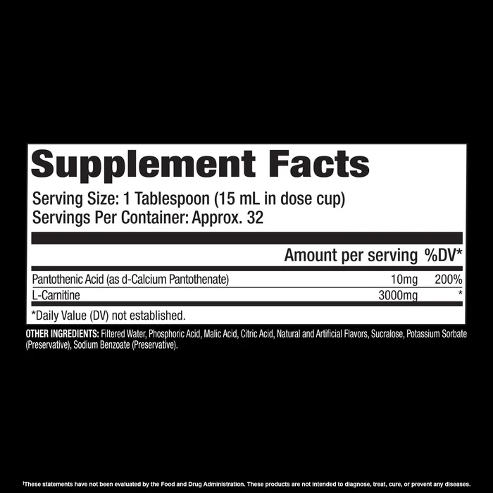 GAT: L-Carnitine 3000 (16oz)