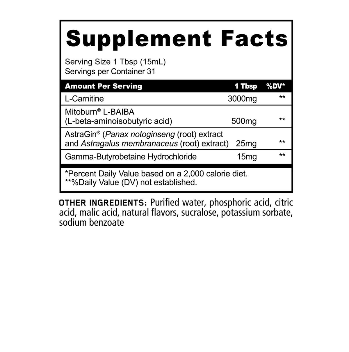 Panda Supp: Burn Liquid (16oz)