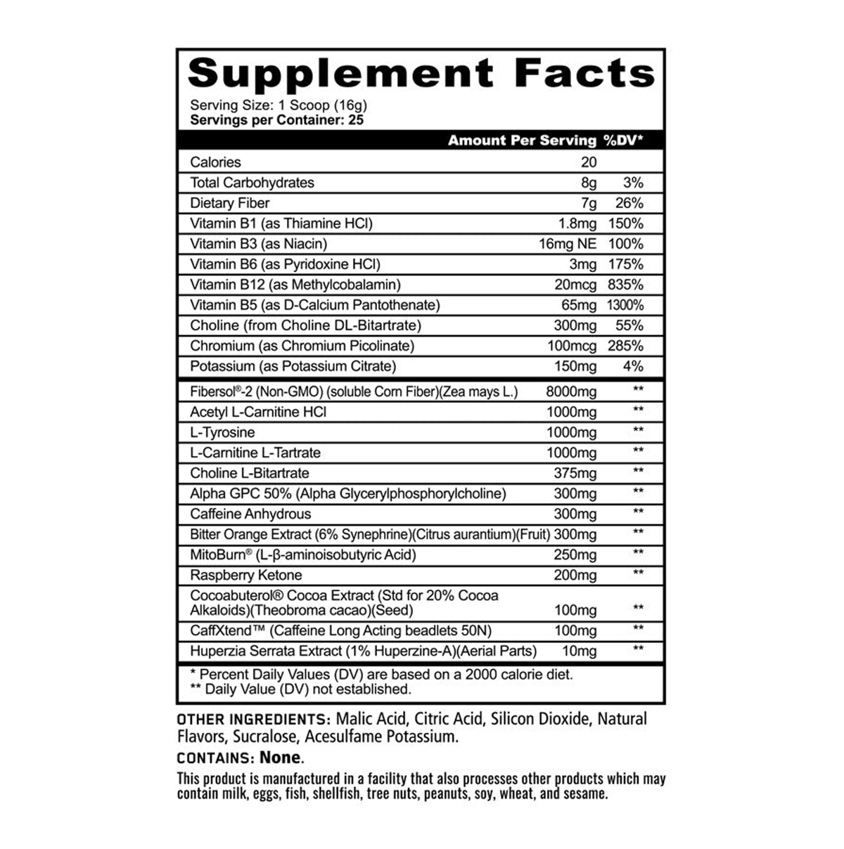 Panda Supp: Burn Max (400g)
