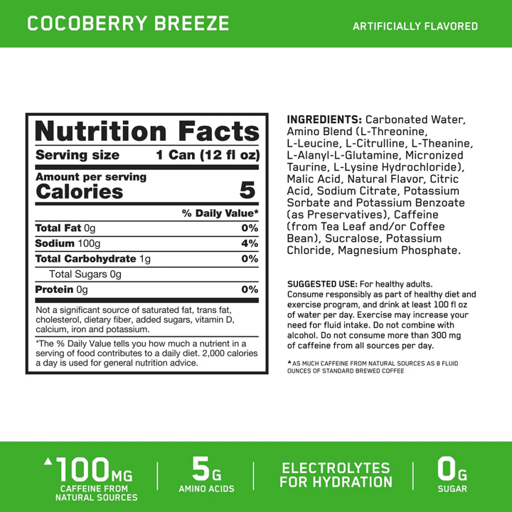 Optimum Amino Energy (12pk/12oz)