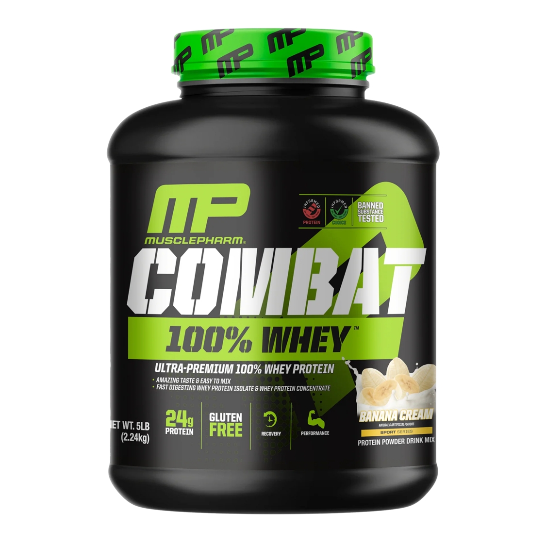 MusclePharm: Whey 100% Combat: 5lb