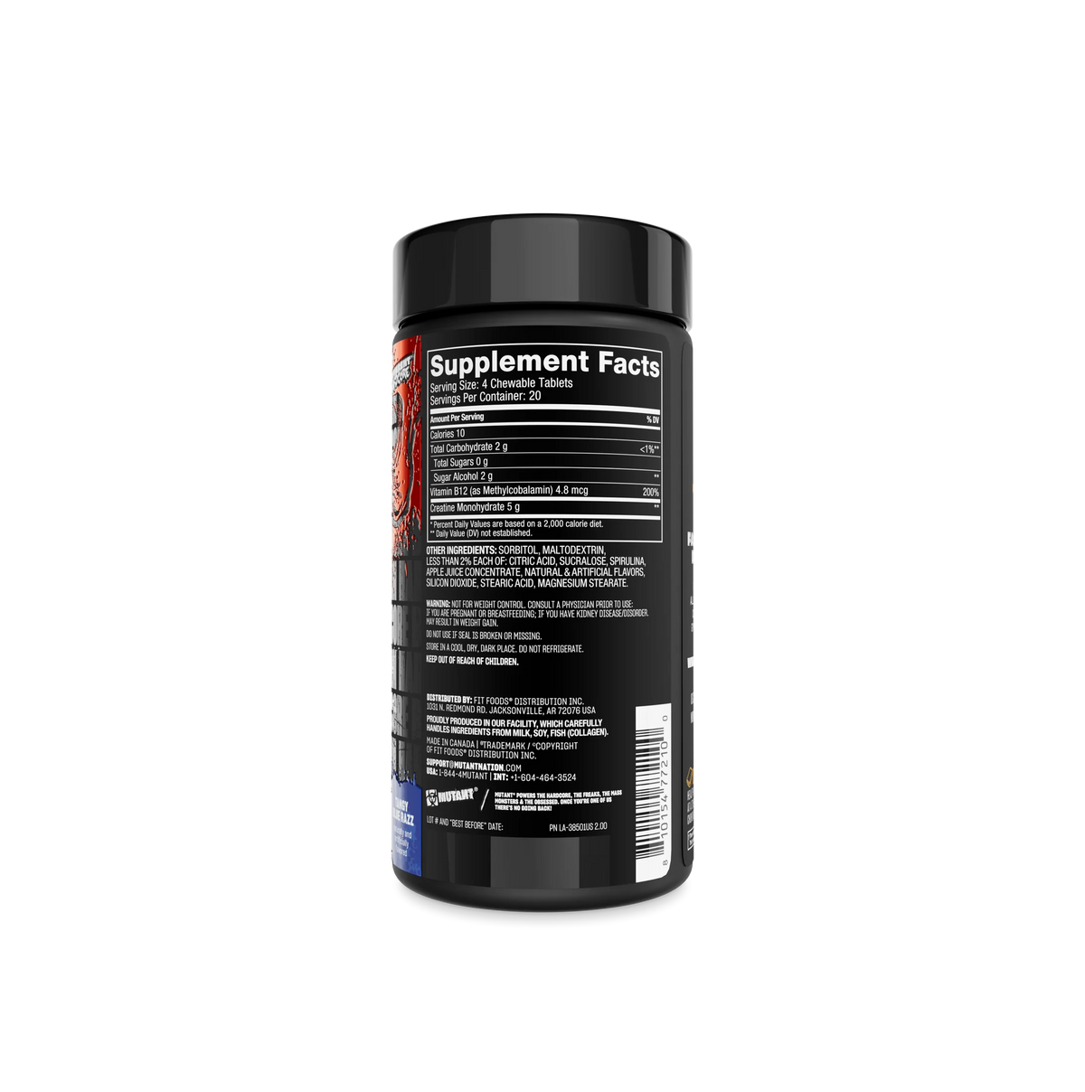 Mutant: Creatine Bytz Chews (60 Caps)