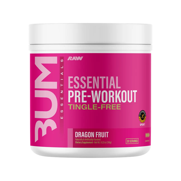 RAW: CBUM Essential Pre-Workout Tingle Free (400g)