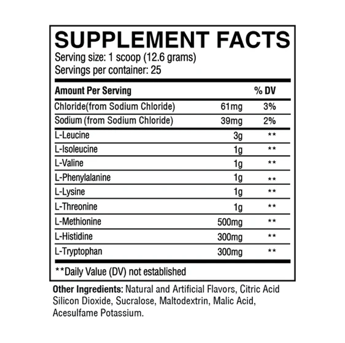 RAW Nutrition: EAA (300g)