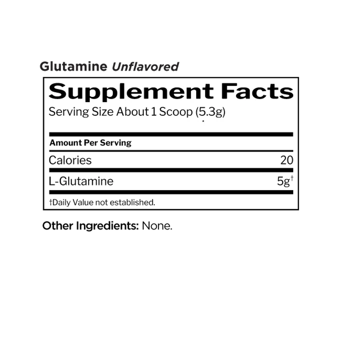Rule One: R1 Glutamine