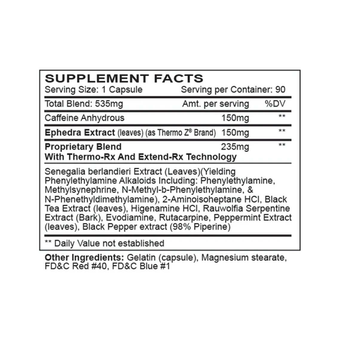 Innovative: Hellfire Fat Burning (90 caps)
