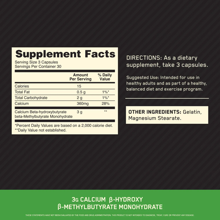 Optimum: HMB (1000 mg 90cps)