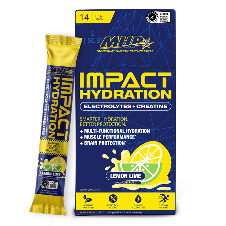 MHP: Impact Hydration: 14pk Lemon Lime (pkts)