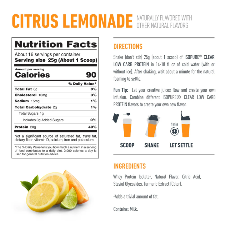 Nat Best: Isopure Infusions (400g)
