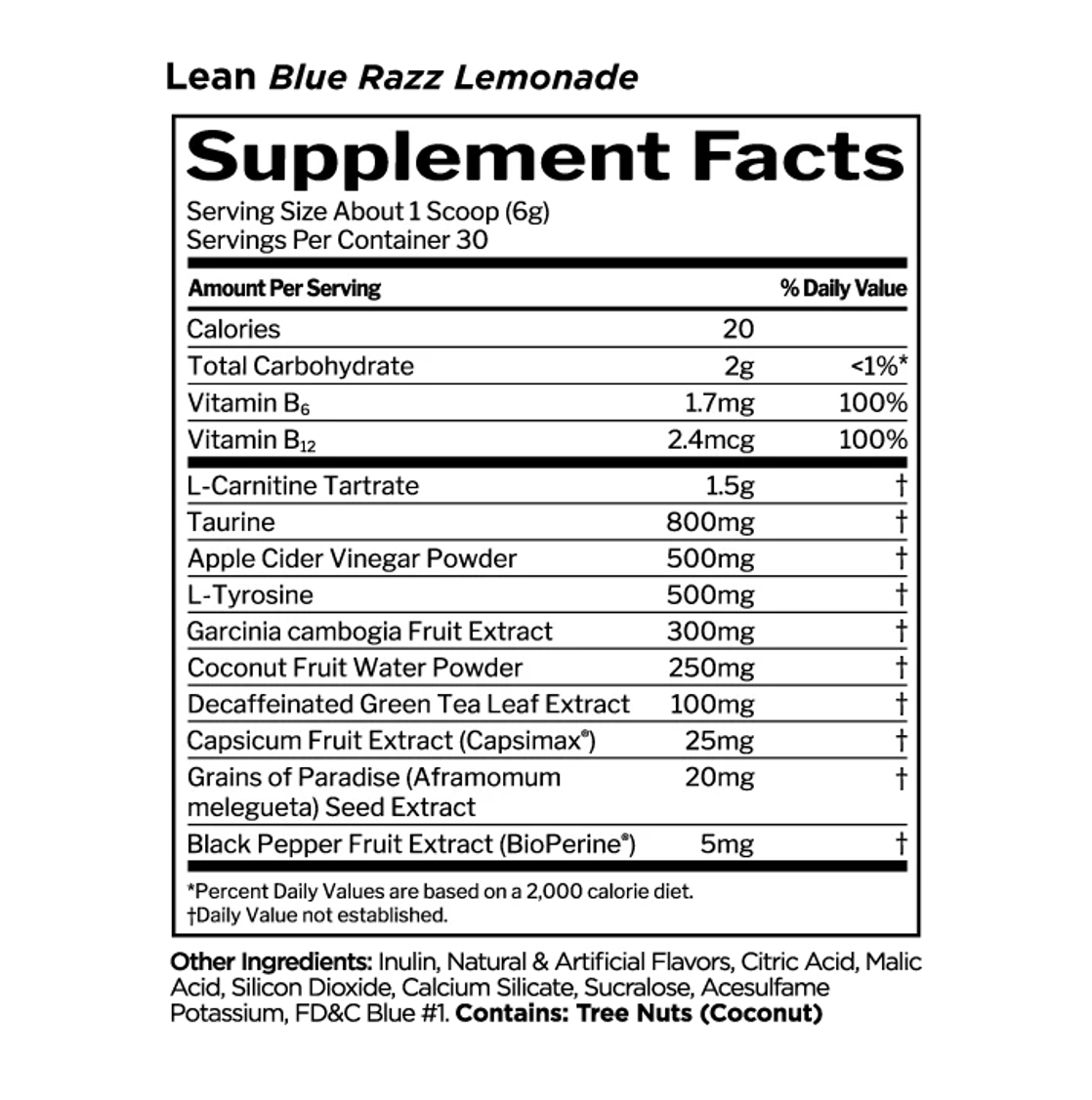 Rule One Lean (180g)