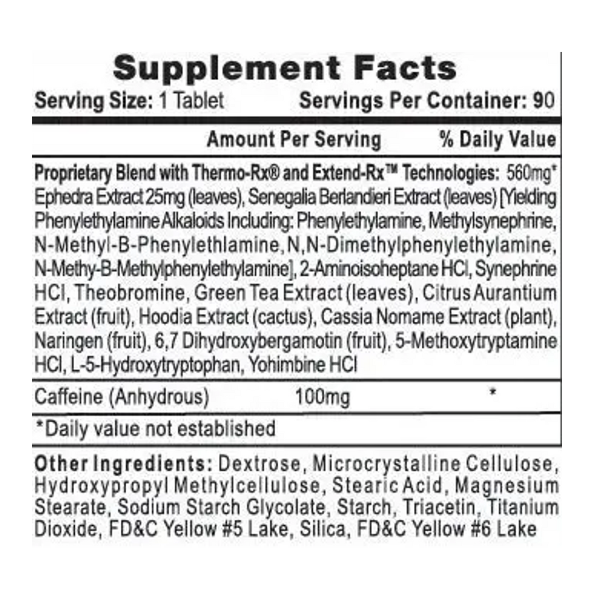 Hi-Tech: Lipodrene Original (90 tabs)
