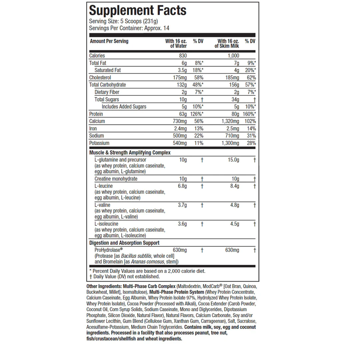 Muscletech Orig: Mass Tech: 6lb