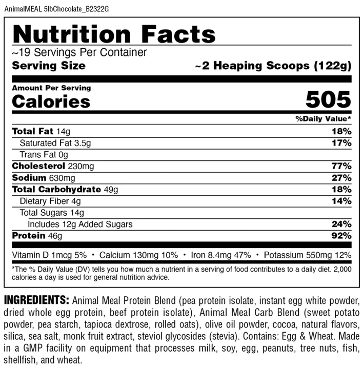 Univ: Animal Meal: 5lb
