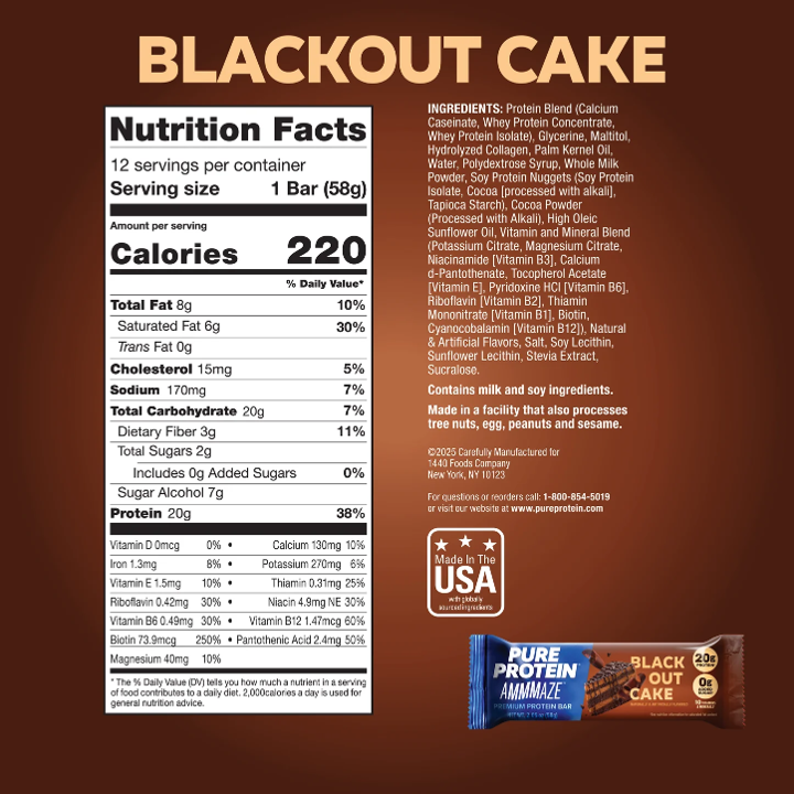 Pure Protein Ammmaze (12pk)