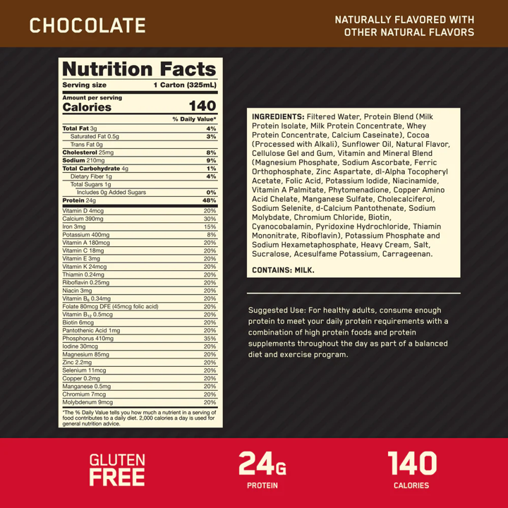 Optimum GS Protein (12pk/11oz)