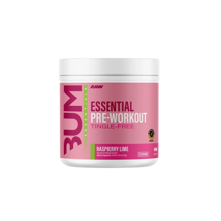 RAW: CBUM Essential Pre-Workout Tingle Free (400g)