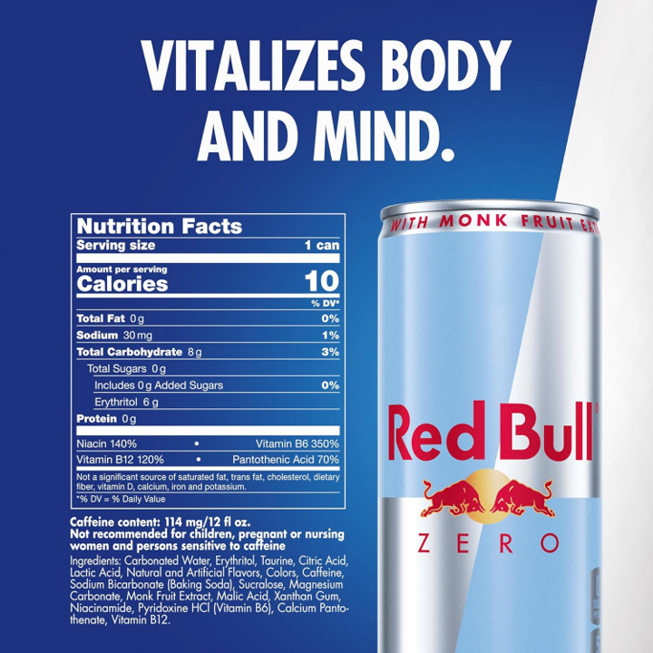 RTD: Red Bull: Zero 12oz (24pk)