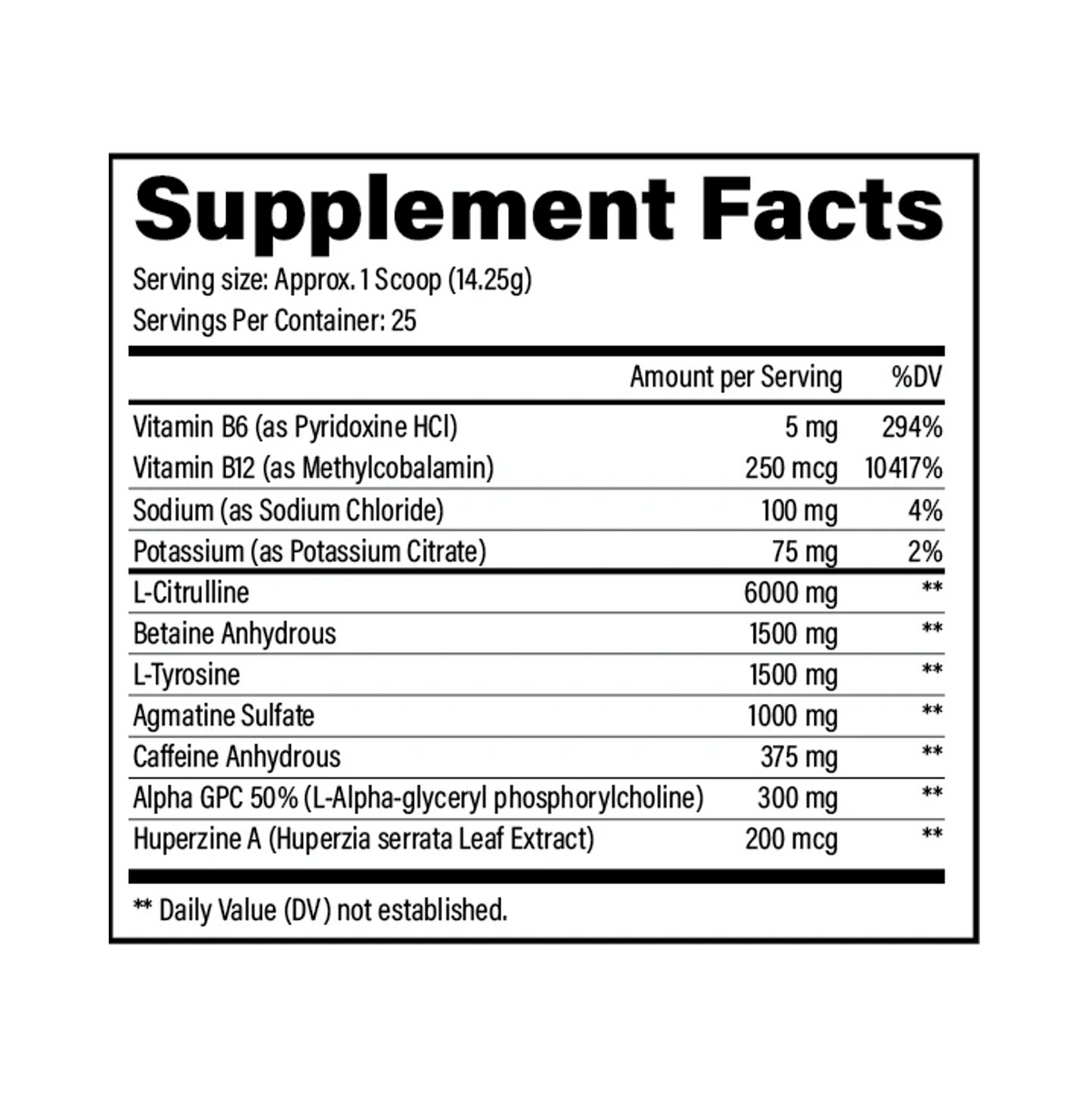 Black Magic: Ritual Pre-Workout (350g)