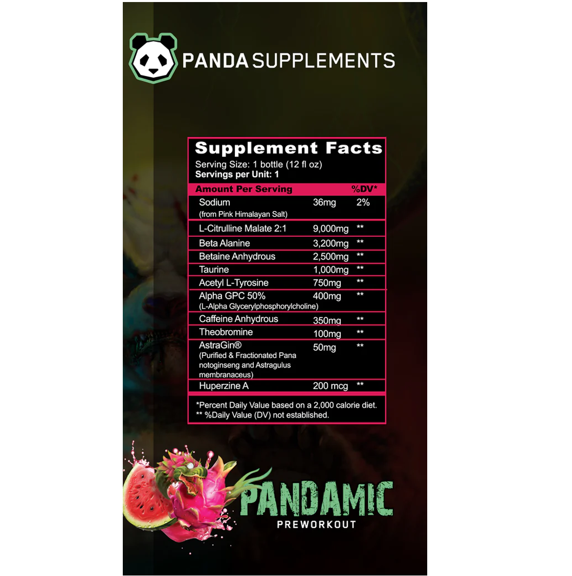 RTD: Panda: Pandamic Pre (12/12oz)