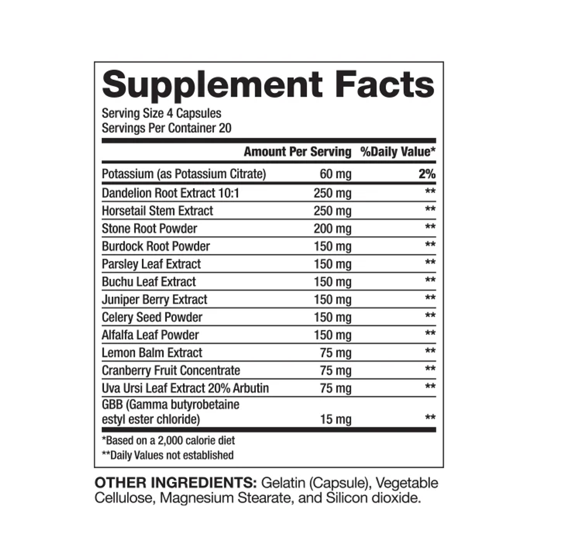 Gaspari: Proven Diuretic (80 Caps)