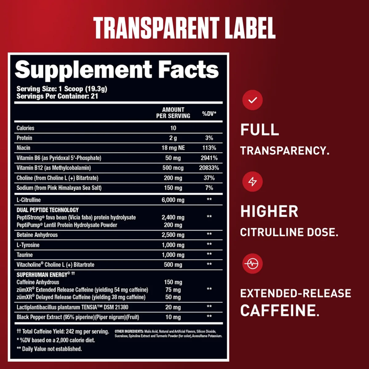 Alpha Lion: Superhuman: Jacked (400g)
