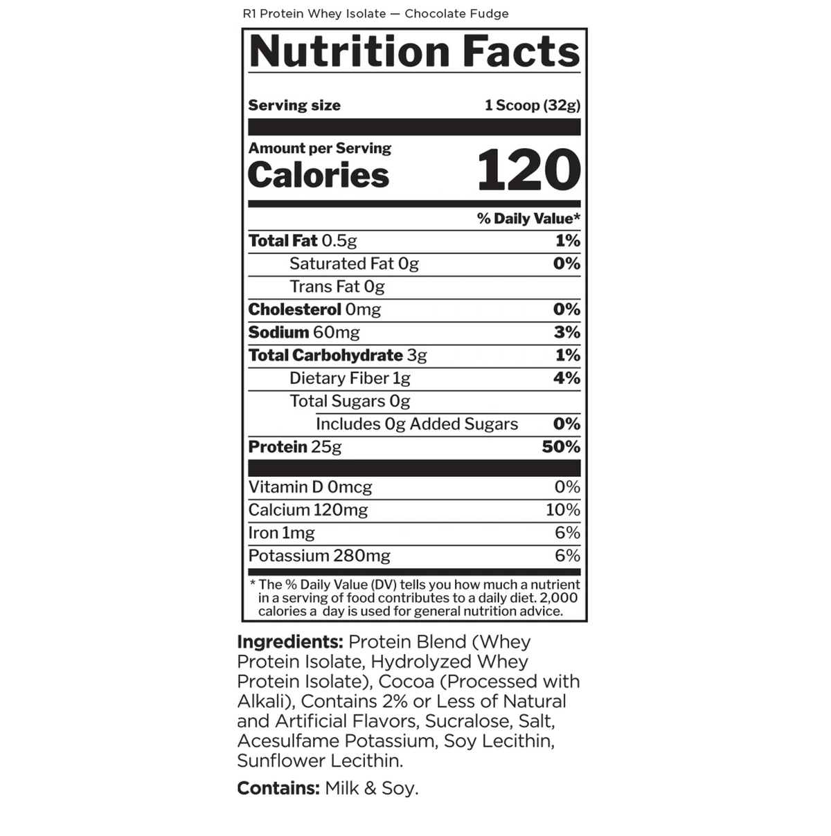 Rule One: R1 Whey Isolate