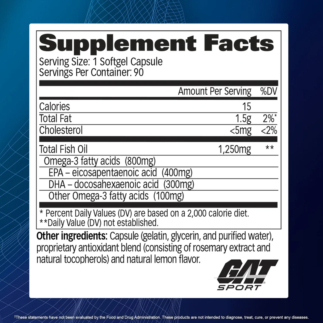 GAT: Omega-3 (90 softgel)