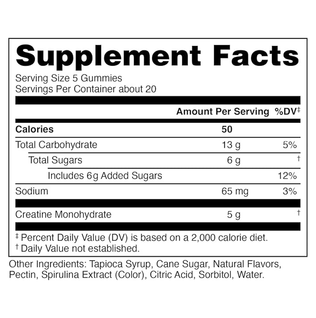 DAS Labs: Creatine Gummies Cans (500g)