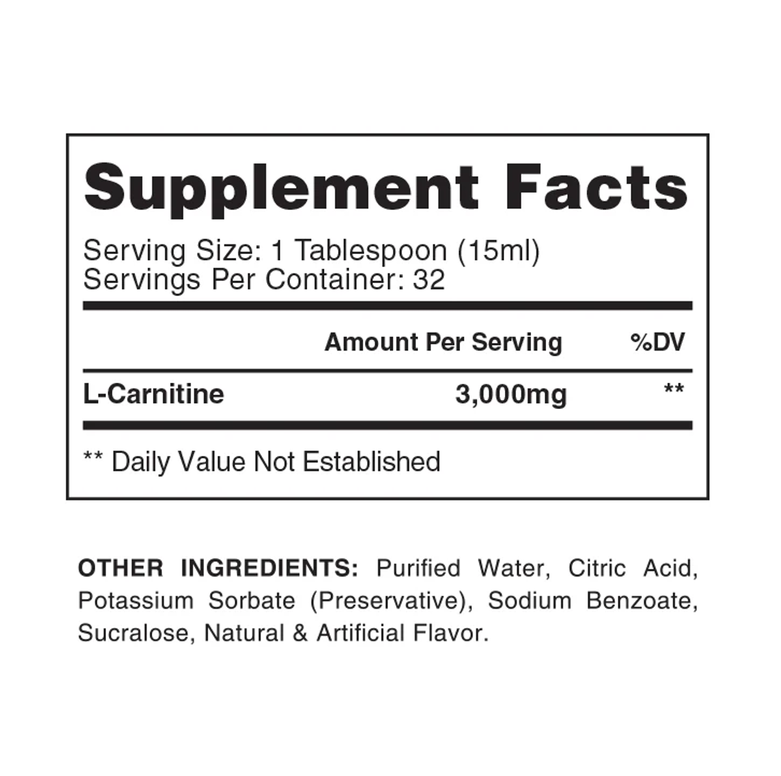 Gaspari: L-Carnitine Liquid 3000