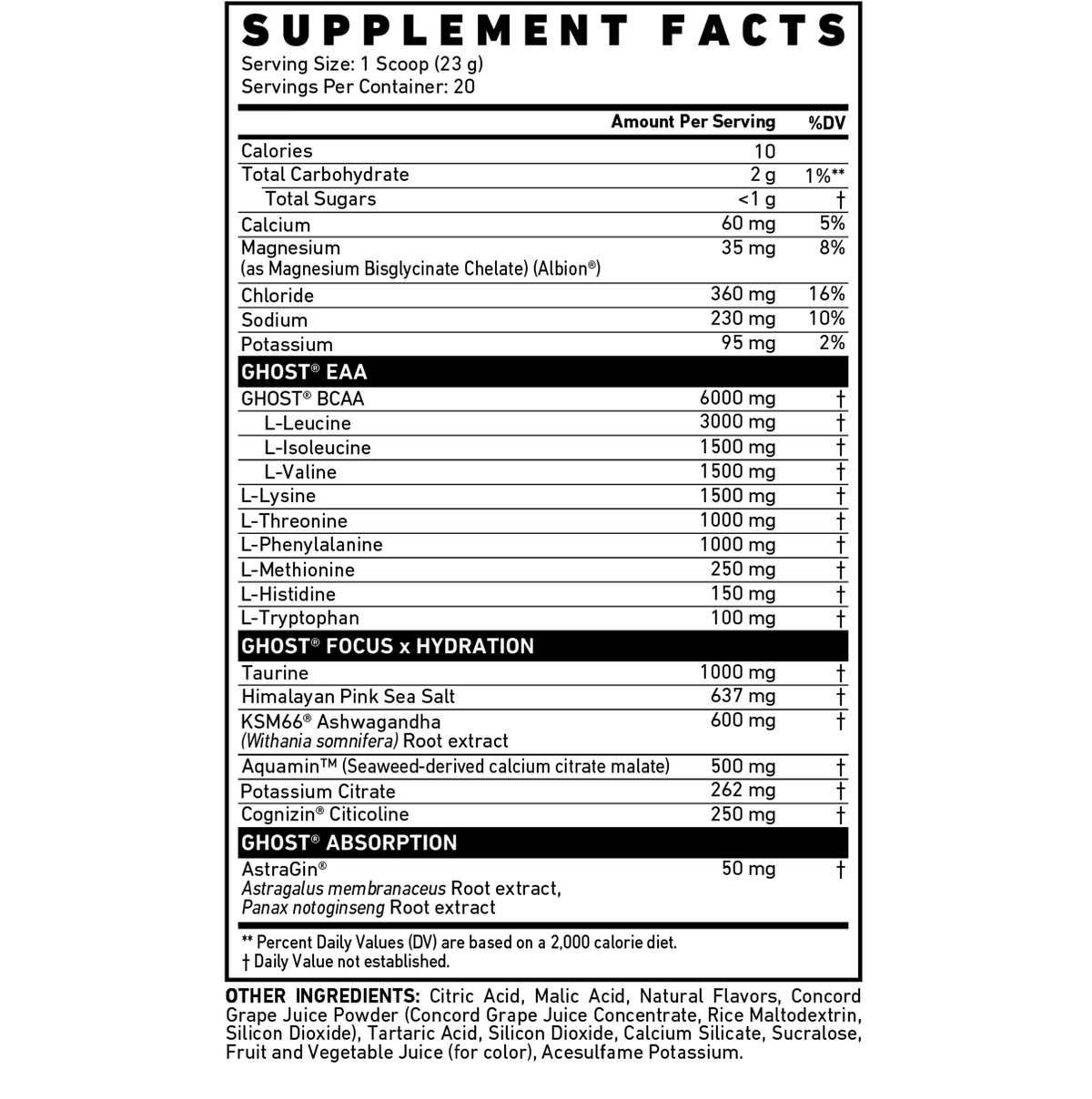 Ghost: Intra EAA (15.5oz)