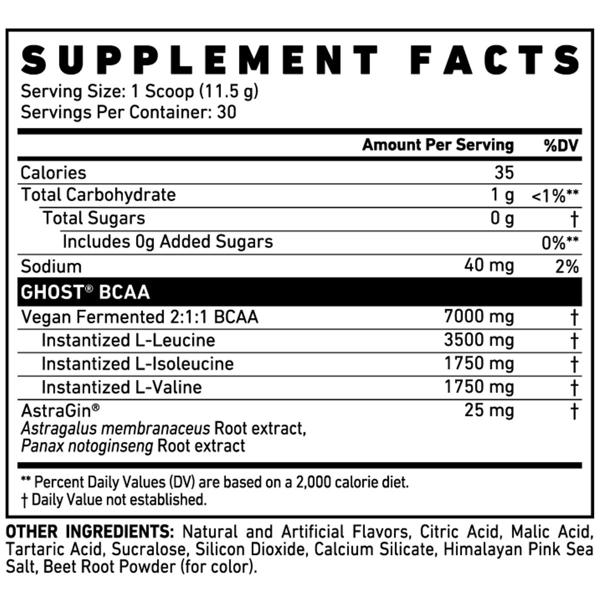 Ghost: BCAA (12.2oz)