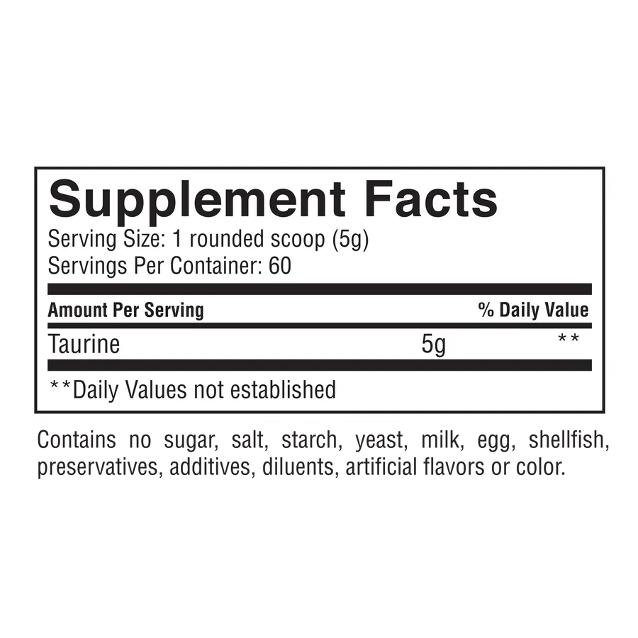 Gaspari: Taurine Unflavored (300g)