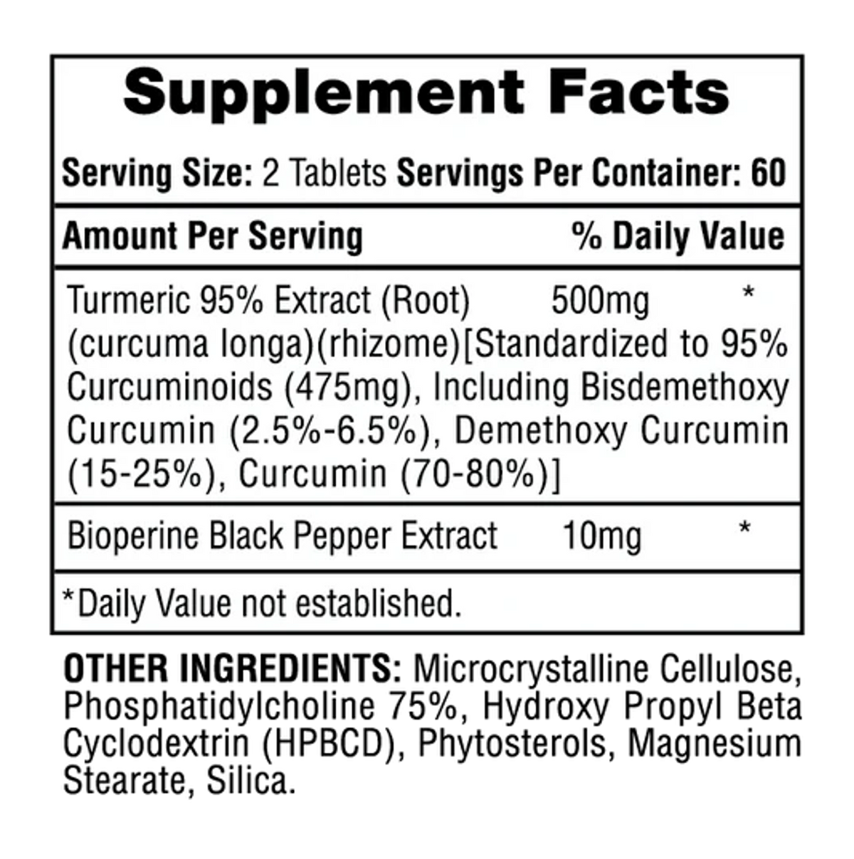 Hi-Tech: Turmeric-95 (120 tablets)