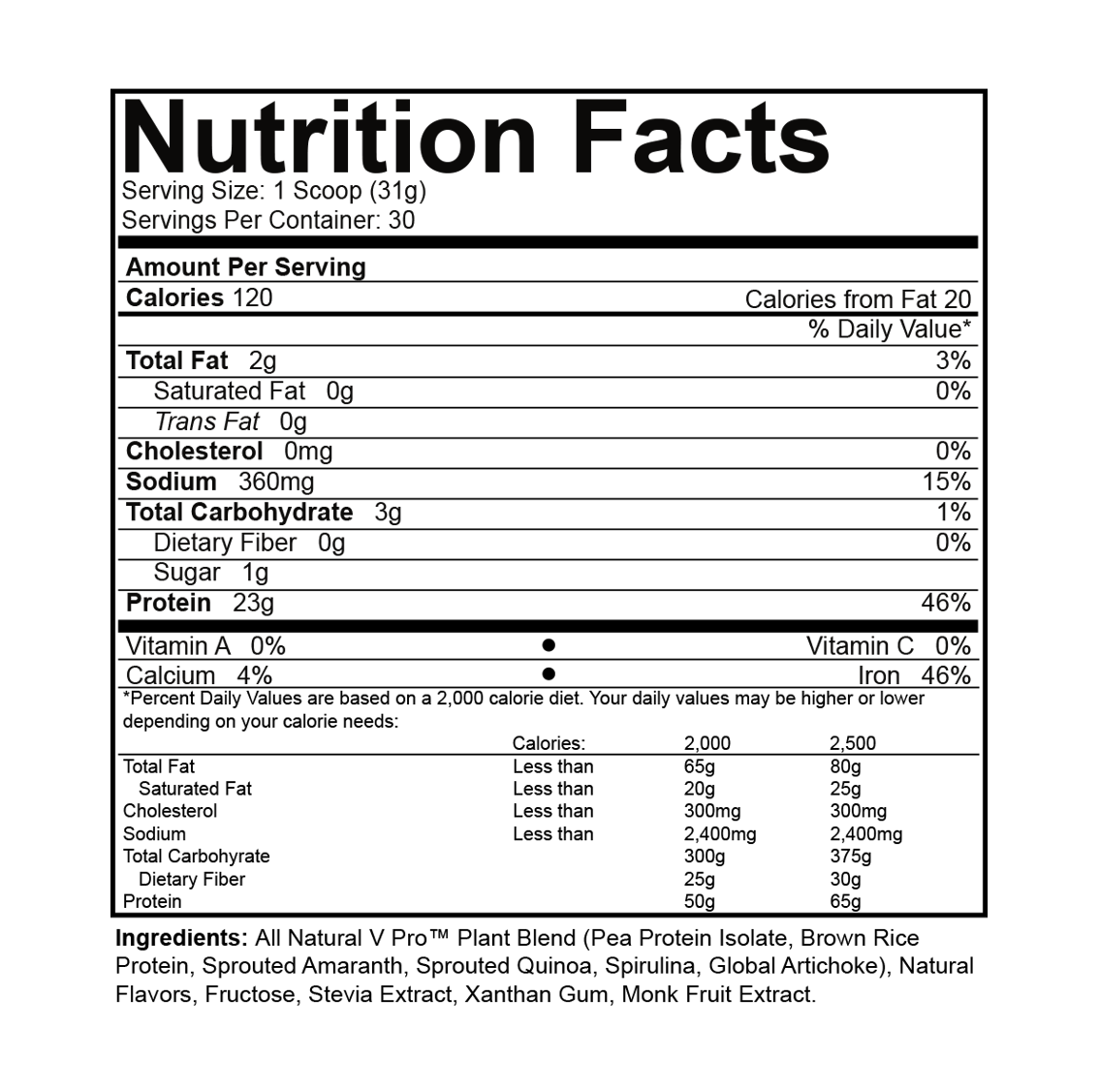 Nutrakey: Vpro Plant Protein: 2lb