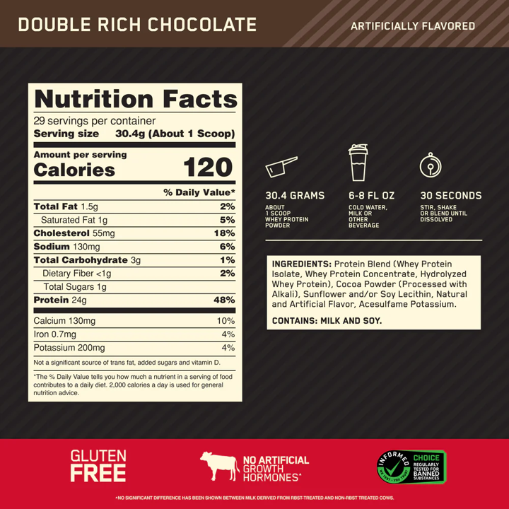 Optimum: Gold Standard Whey Protein